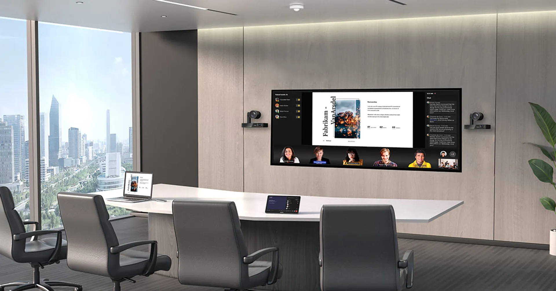 Microsoft Front Row set-up for Teams Rooms System